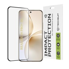 Folie sticla Realme 14 Pro+ Techsuit 111D Full Glue Full Cover, negru foto