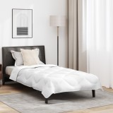 VidaXL Pilotă de vară cu pernă 2 pcs Alb 140 x 220 cm Microfibră