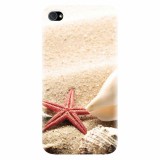 Husa silicon pentru Apple Iphone 4 / 4S, Beach Shells And Starfish