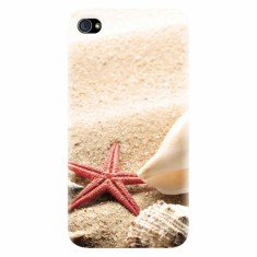 Husa silicon pentru Apple Iphone 4 / 4S, Beach Shells And Starfish