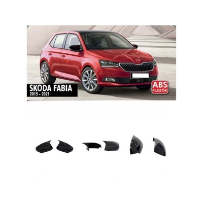 Capace oglinda tip BATMAN pt Skoda Fabia 3 2015-2021 cu semnalizare BAT10133 foto