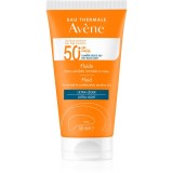 Av&egrave;ne Sun Fluid Ultra-Light fluid pentru fata cu protectie solara SPF 50+ 50 ml