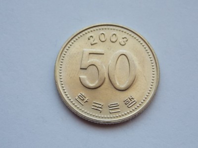 50 WON 2003 COREEA DE SUD foto