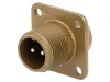 Conector Circular Amphenol 13A, 2 Pini, Drept, Montare Panou, Seria 97, Negru