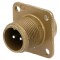 Conector circular 13A, 2 pini, drept