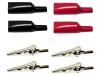 Bornă Crocodil Mueller 10A Negru-Roșu PVC Set Complet 8 Buc