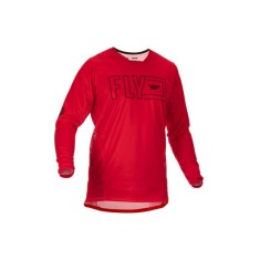 Tricou cross/enduro Fly Racing Fuel, negru/rosu, marime M