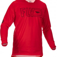 Tricou cross/enduro Fly Racing Fuel, negru/rosu, marime S