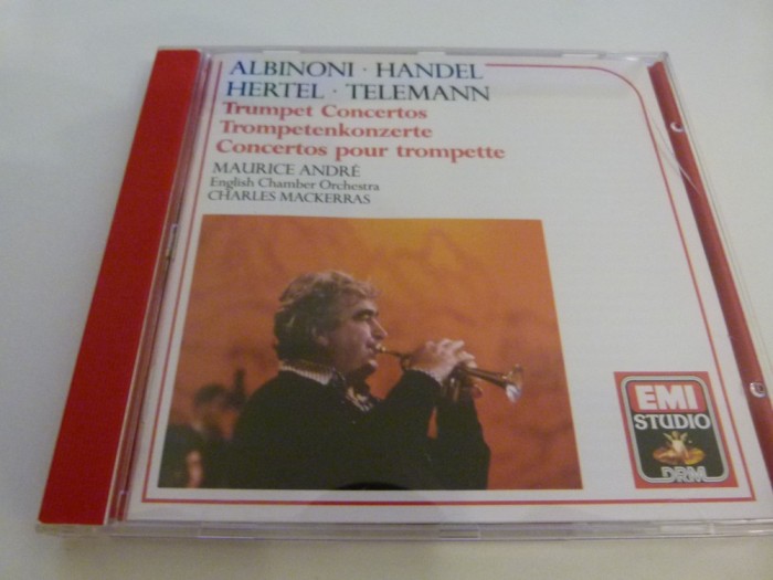 Albinoni, Hertel, Telemann - Maurice Andre, cd