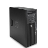 Unitate PC Refurbished, HP Z420 WORKSTATION, Procesor XEON E5 1620, Memorie RAM 8 GB, SSD 256 GB SATA NOU, Windows 10 Pro, Placa video Nvidia Quadro K