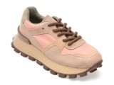 Pantofi sport EPICA roz, 2080, din material textil si piele naturala