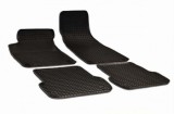 Covorase Auto Cauciuc Audi A4 B6 B7 (2000-2005) Gri Carbon, Set 4 Bucati, Bordura Inalta