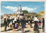 bnk cp Franta - Ansamblul folcloric Concarneau - uzata