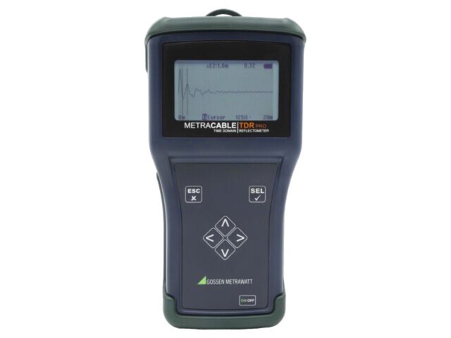 Reflectometru LCD GOSSEN METRAWATT - Aparat de măsură cu rezoluție 0,3m, 3,125ns
