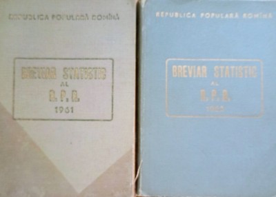 Anuarul statistic al RPR/ 1961-1963 foto