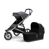 Carucior Thule Urban Glide 2 Dark Shadow cu landou