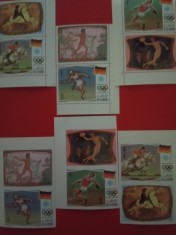 RAS AL KHAIMA, SPORT MUNICH - SERIE COMPLETĂ PERF./IMPERF. MNH