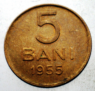 7.291 ROMANIA RPR 5 BANI 1955 foto