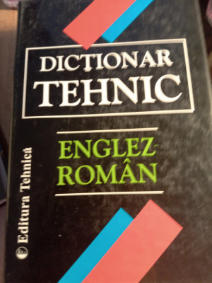 Dicționar tehnic englez roman foto