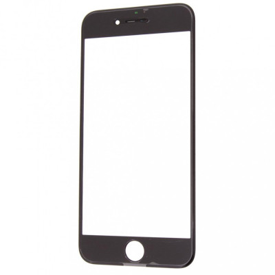 Geam Sticla iPhone 7, Complet, Negru foto