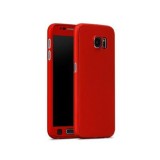 Husa FullBody MyStyle Red pentru Samsung Galaxy J7 2017 acoperire completa 360 grade cu folie de protectie