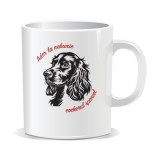 Cana personalizata cu mesaje pentru iubitorii de caini, Ador la nebunie cockerul spaniel