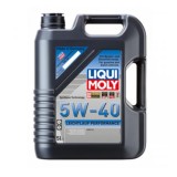 Ulei Motor Liqui Moly Leichtlauf Performance 5W40, 5L, Benzina/Diesel, Protectie Uzura, Lubrifiere Rapida