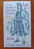 ANTARTICA -FRANCEZA--1982-&#039;&#039;DESCOPERITOTUL INS.-AMSTERDAM&#039;&#039;-Serie -1v-MNH NESTAMP. -Calitate EXTRA