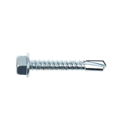 Surub autoforant, cu cap hexagonal, Hex 8, Friulsider TE, din otel, DIN 7504 K, 5.5 x 32 mm foto