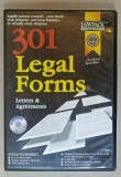 301 LEGAL FORMS , LETTERS and AGREEMENTS , CD ROM INCLUS , 2001