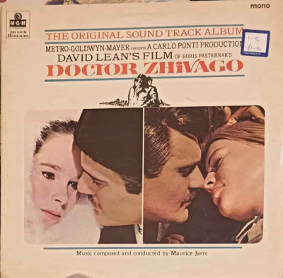 Disc vinil, LP. Doctor Zhivago Original Soundtrack Album-MAURICE JARRE foto