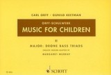 Music for Children, Volume 2: Major: Drone Bass-Triads