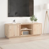 VidaXL Comodă TV, 110x35x40,5 cm, lemn masiv de pin
