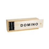 Joc societate set Domino, 28 de piese, cutie lemn, ATU-085422, Oem