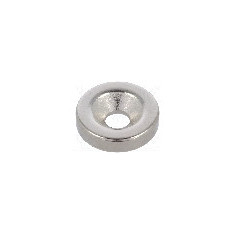 Magnet neodim, 3.5mm, 15mm, ELESA+GANTER - GN 55.1-ND-15-4.5-3.5