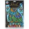 Set creativ Pictura pe numere, carton, A4, bufnita