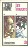 Fara intoarcere - Theodor Fontane