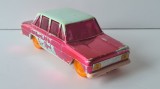 Jucarie veche / Macheta vintage VAZ 2101 Zhigului Jiguli Lada, din plastic, motor cu frictiune, sc 1:32, URSS USSR CCCR Rusia + BONUS gratuit