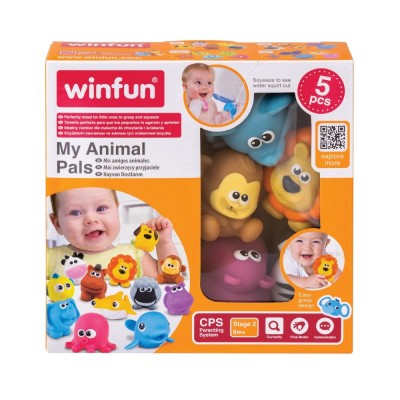 WINFUN SET JUCARII DE BAIE ANIMALUTE DIN JUNGLA SuperHeroes ToysZone foto