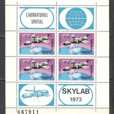 Romania.1974 Cosmonautica:SKYLAB-Bl. YR.578