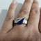 Inel din argint vintage cu lapis lazuli #6122