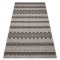 Covor sisal Floorlux 20510 argintiu si negru, 140x200 cm