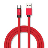 Cablu telefon Ruby Edition USB - Type C, 1 m, Rosu, General