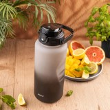 Sticla pentru apa si suport telefon, potrivita la antrenamente, condus, excursii, capacitate 2L, Kinghoff