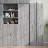 VidaXL Dulap &icirc;nalt, gri sonoma, 50x42,5x185 cm, lemn prelucrat