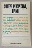 SINTEZE , PERSPECTIVE , OPINII , DIN GANDIREA ROMANEASCA DESPRE ARTA , antologie de AMELIA PAVEL , 1980 , * COPERTA MICI DEFECTE
