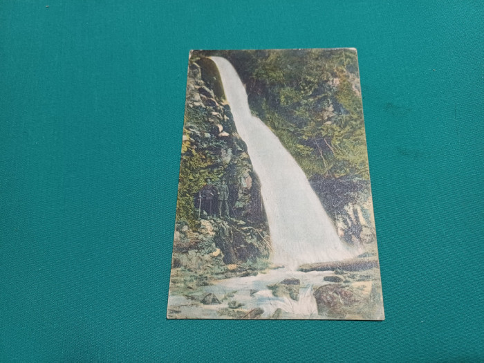 Carte poștală Bușteni, cascada Urlătoarea, Editura Cooperativa Tricolorul