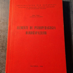 Elemente de psihopedagogia handicapatilor Emil Verza