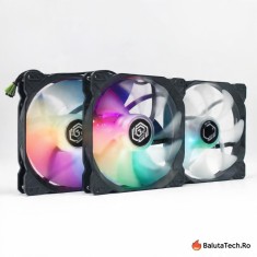 Kit 3x Ventilatoare ARGB 120mm cu Controller
