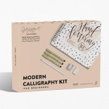 Modern Calligraphy Set for Beginners: A Creative Craft Kit for Adults Featuring Hand Lettering 101 Book, Brush Pens, Calligraphy Pens, and More
